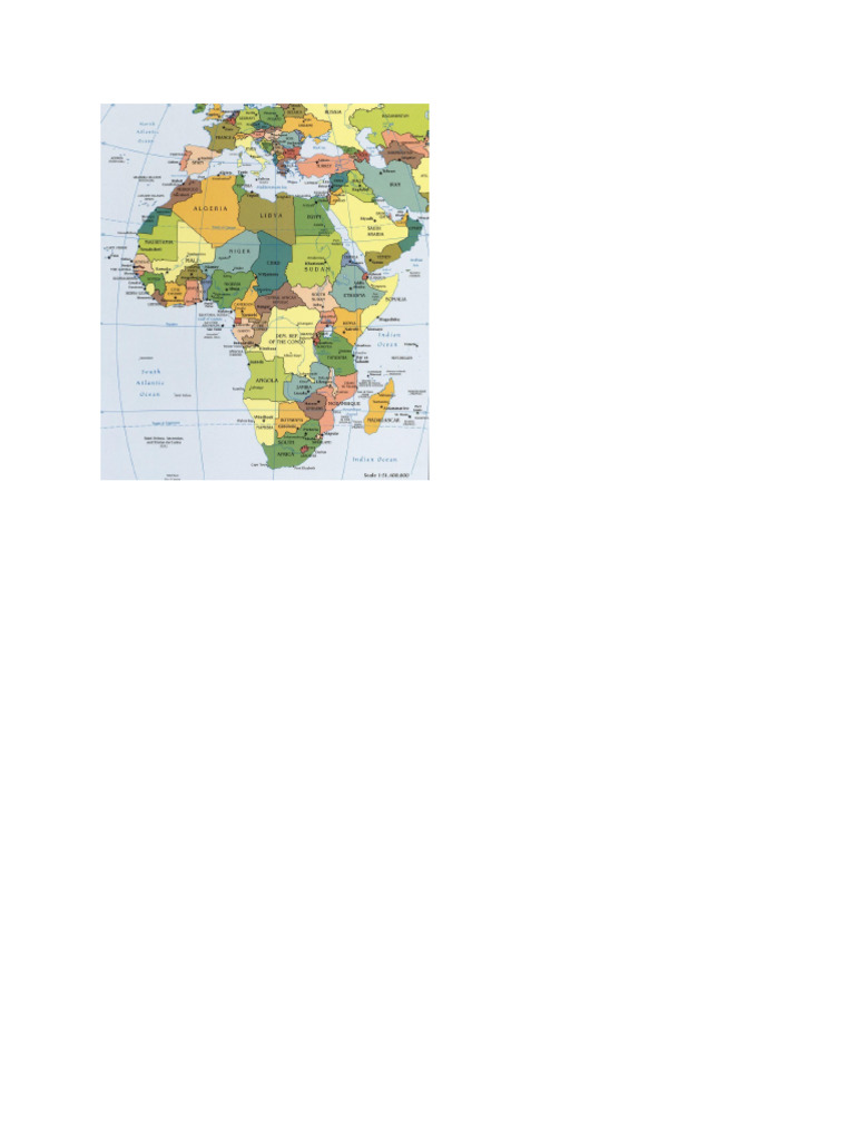 MAP OF AFRICA TO PRINT intelligence overview