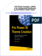 Pro Power Bi Theme Creation Json Stylesheets For Automated Dashboard Formatting 2Nd Edition Adam Aspin Full Download Chapter