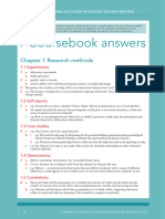 AS & A Level Psychology 2ed Tr Coursebook Answers