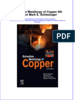 Extractive Metallurgy of Copper 6Th Edition Mark E Schlesinger Full Chapter