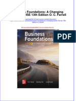 Business Foundations A Changing World 13E Ise 13Th Edition O C Ferrell Full Chapter