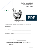 Poultry Record Book