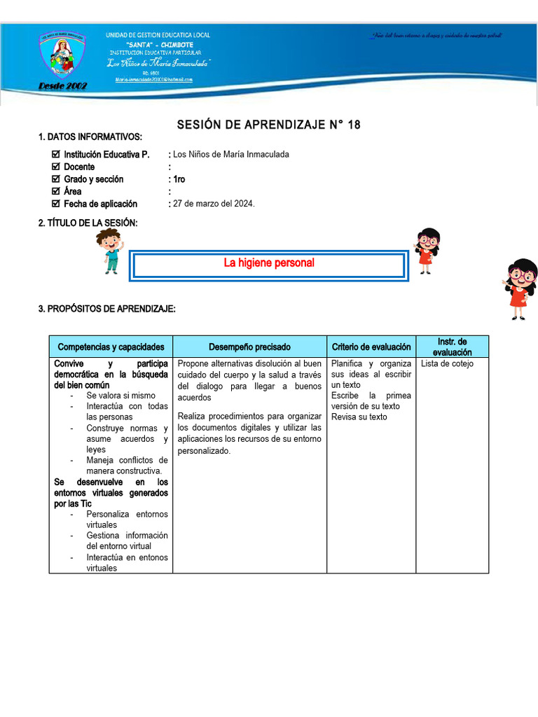 Sesión de Aprendizaje 19 La Vocal o | PDF | Aprendizaje | Evaluación