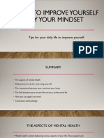 Improve Your Mindset