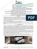 A Review On Transparent Concrete: J. Sree Naga Chaitanya, Dr. K. Chandramouli, K. Divya, P. Surendra Kumar