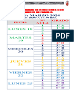 Rol de Reuniones Marzo 2024