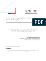 análisis del error en prueba pisa