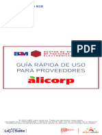 Folleto Instructivo Recepción de Facturas Alicorp