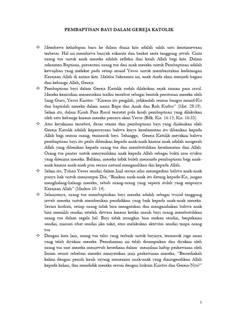 Cara Masuk Agama Kristen proses pembaptisan di gereja