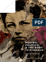 Robert St. Clair - Poetry, Politics, and The Body in Rimbaud - Lyrical Material-Oxford University Press (2018)