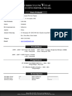 Curriculum Vitae 2023 - Adi Sucipto Perwira Negara