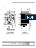 Ground Floor Plan Roof Plan: Proposed One Storey Residential House Marynor Dasal