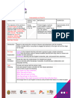 Task Based Approach Activity