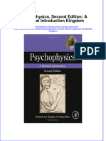 Psychophysics Second Edition A Practical Introduction Kingdom Full Download Chapter