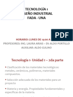 T1 U1 Claificación de Los Materiales