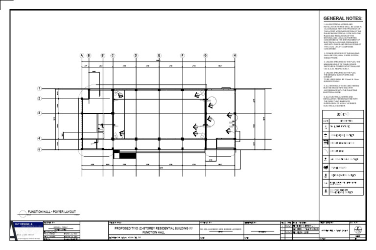 Electrical Plan for Residential Building | PDF | Electrical Engineering ...
