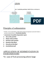 Food Processing Technology - Sedimentation