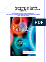 Lilleys Pharmacology For Canadian Health Care Practice 4E 4Th Edition Kara Sealock Download PDF Chapter