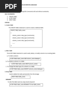 Rdbms Writing and Print