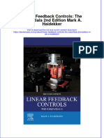 Linear Feedback Controls The Essentials 2Nd Edition Mark A Haidekker Download PDF Chapter