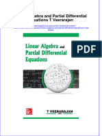 Linear Algebra and Partial Differential Equations T Veerarajan Download PDF Chapter