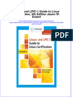 Linux and Lpic 1 Guide To Linux Certification 5Th Edition Jason W Eckert Download PDF Chapter