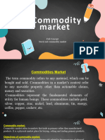 Commodity Market Part 1