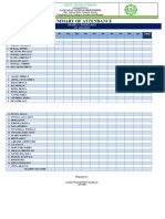 Summary of Attendance