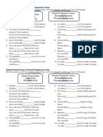 English 4 - Present Progressive Tense