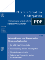 Elterninformation Kindergarten 2024 2025