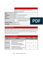 ESLA2 - Course Outline