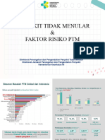 Penyakit Tidak Menular & Faktor Risiko PTM