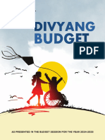 Divyang Budget 24 25