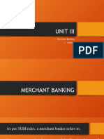 UNIT III Merchant Banking & Leasing