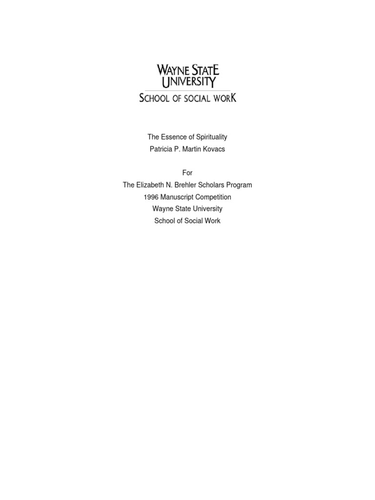 Spirituality in Social Work Practice | PDF | Psychotherapy | Spirituality
