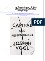Capital And Ressentiment A Short Theory Of The Present 1St Edition Joseph Vogl full chapter
