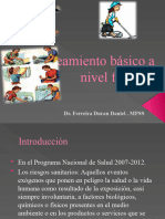Saneamiento Básico A Nivel Familiar: Dr. Ferreira Duran Daniel - MPSS
