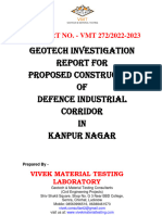 VMT 272 Soil Testing Report at Kanpur