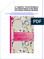 Living Better Together Social Relations and Economic Governance in The Work of Ostrom and Zelizer Stefanie Haeffele Download PDF Chapter