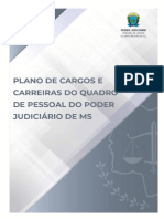 Plano de Cargos e Carreiras Do Quadro de Pessoal Do Poder Judiciario de Ms Lei No 3