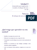 3.2 Curso de Vida