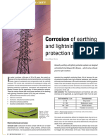 Corrosion of Earthing and Lightning Protection Systems