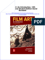 Film Art An Introduction 13Th International Student Edition David Bordwell full chapter