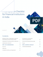 Microsoft General - Checklist For Financial Institutions in India