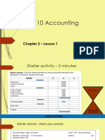 Week 4 - Effect of Transactions On A Statement of Financial Position