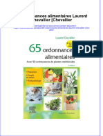 65 Ordonnances Alimentaires Laurent Chevallier Chevallier Full Chapter