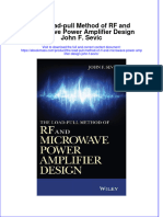 The Load Pull Method Of Rf And Microwave Power Amplifier Design John F Sevic  ebook full chapter