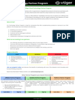 Cloud Technology Partner Program One Page