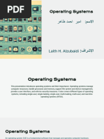 Operating Systems: Laith H. Alzubaidi