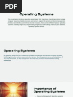 Operating Systems